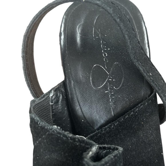 Jessica Simpson Dalia Women's Black Suede Mules, Size 7.5 - Picture 3 of 6